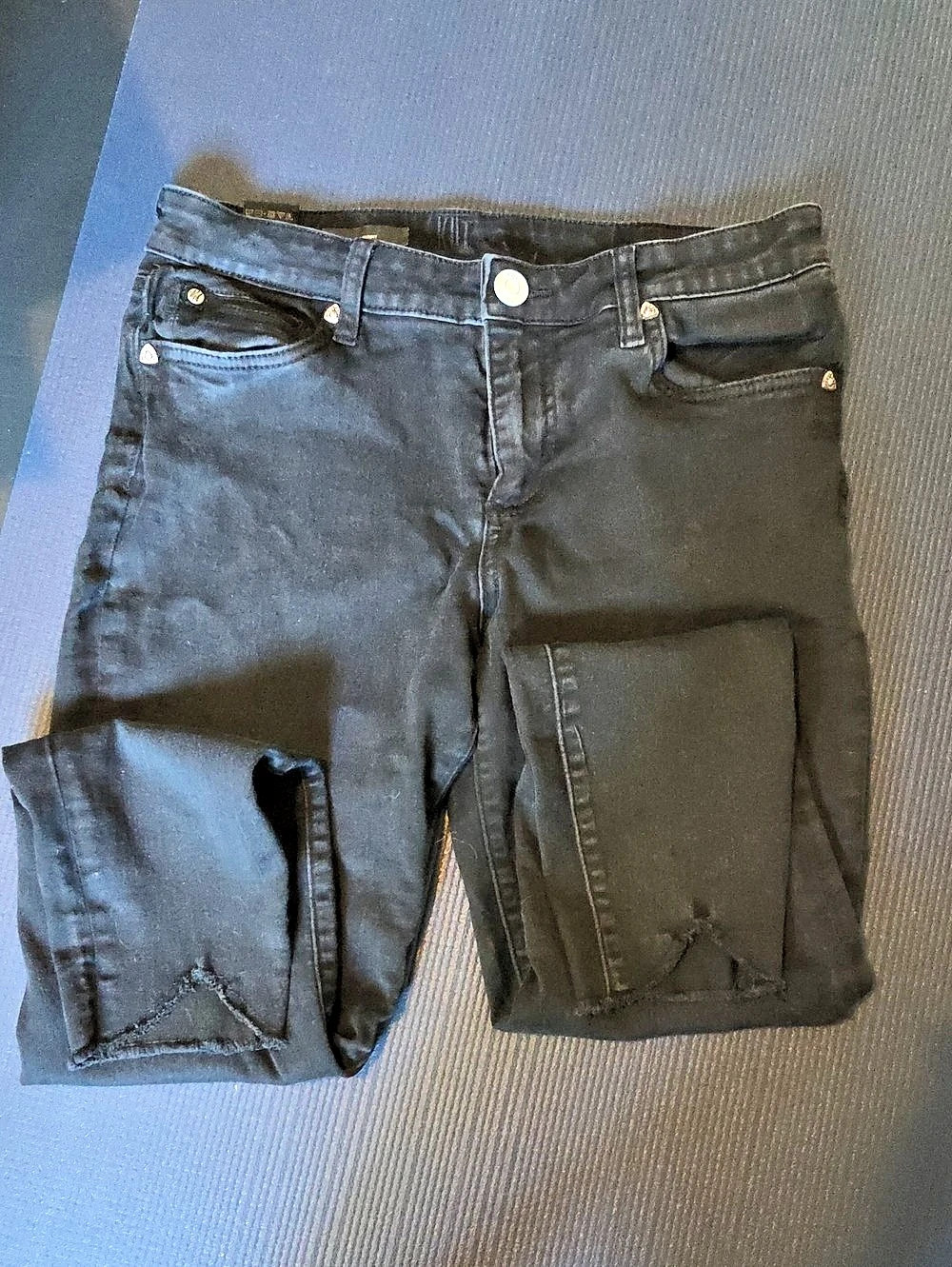 KUT Black Carlo Ankle Skinny Jeans Size 8